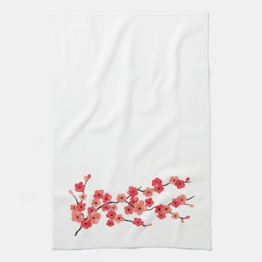 Cherry Blossom Towel Theedoek (Verticaal)