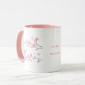 Cherry Blossom - Transparant Mok (Voorkant links)