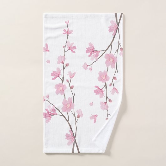 Cherry Blossom - Transparante achtergrond Bad Handdoek (Handdoek)