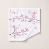 Cherry Blossom - Transparante achtergrond Bad Handdoek (Wasdoekje)