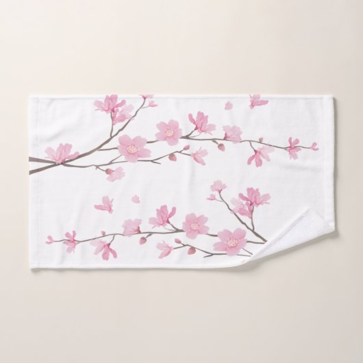 Cherry Blossom - Transparante achtergrond Bad Handdoek (Handdoek)