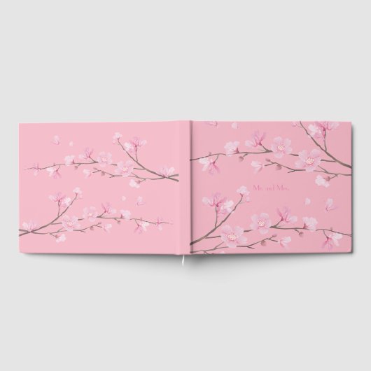Cherry Blossom - transparante achtergrond Gastenboek (Volledig)