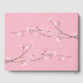 Cherry Blossom - transparante achtergrond Gastenboek (Achterkant)