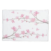 Cherry Blossom - Transparante achtergrond Kussensloop (Achterkant)