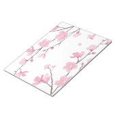 Cherry Blossom - transparante achtergrond Notitieblok (Schuin)