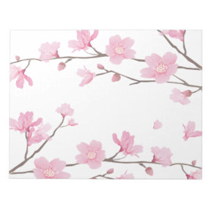 Cherry Blossom - transparante achtergrond Notitieblok