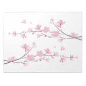 Cherry Blossom - transparante achtergrond Notitieblok (Voorkant)