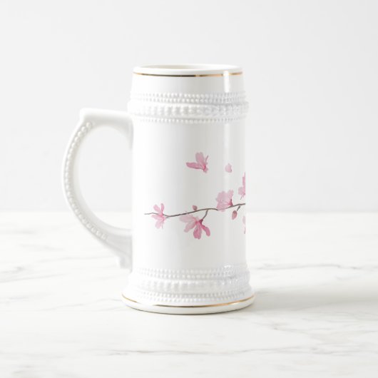 Cherry Blossom - Transparent-Background Bierpul (Links)