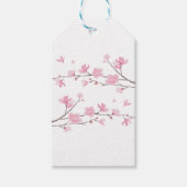 Cherry Blossom - Transparent-Background Cadeaulabel (Voorkant)