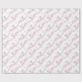 Cherry Blossom - Transparent-Background Cadeaupapier (Vlak)
