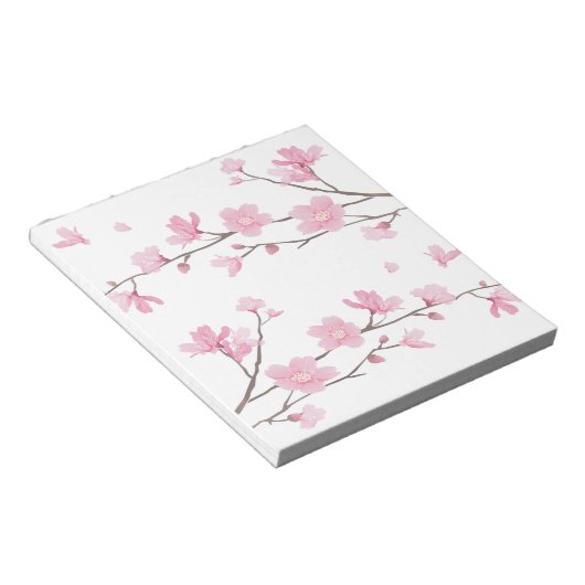 Cherry Blossom - Transparent-Background Notitieblok (Schuin)