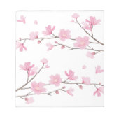Cherry Blossom - Transparent-Background Notitieblok (Voorkant)