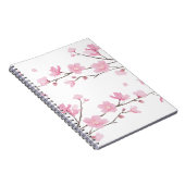 Cherry Blossom - Transparent-Background Notitieboek (Rechterzijde)