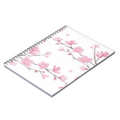 Cherry Blossom - Transparent-Background Notitieboek (Linkerzijde)