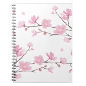 Cherry Blossom - Transparent-Background Notitieboek (Voorkant)