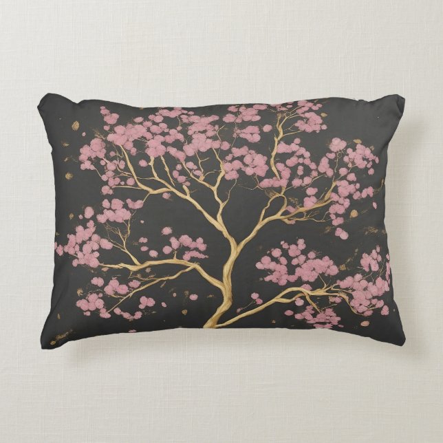 Cherry Blossom Tree Accent Kussen (Voorkant)
