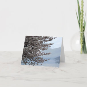 Cherry Blossom Tree Art Note Kaart