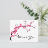 Cherry Blossom Tree Branch  Briefkaarten (Staand voorkant)