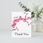Cherry Blossom Tree Branch Hartelijk dank voor Bri Briefkaart (Staand voorkant)