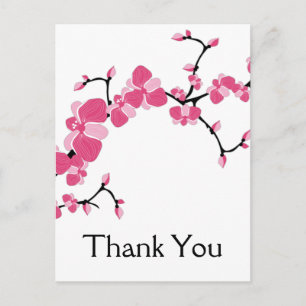 Cherry Blossom Tree Branch Hartelijk dank voor Bri Briefkaart