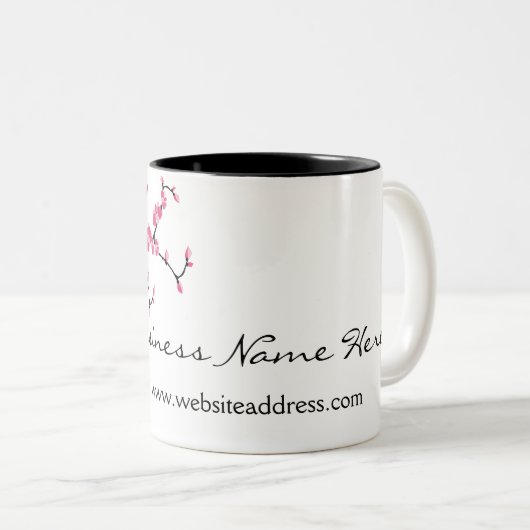 Cherry Blossom Tree Branch  koffie Mok (Voorkant rechts)