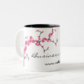 Cherry Blossom Tree Branch  koffie Mok (Voorkant links)