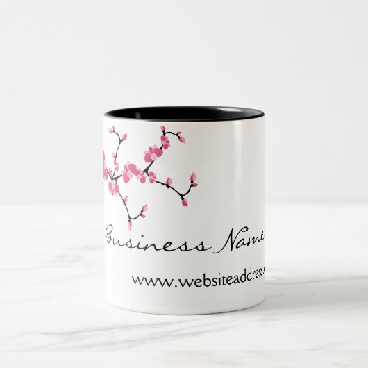 Cherry Blossom Tree Branch koffie Mok (Center)