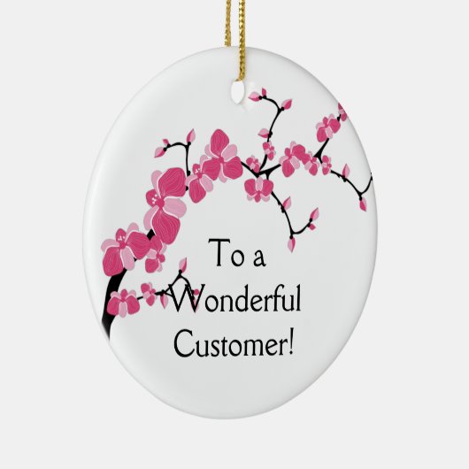 Cherry Blossom Tree Branch Ornament (Rechts)