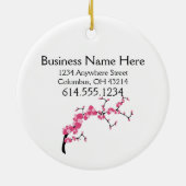 Cherry Blossom Tree Branch Ornament (Achterkant)