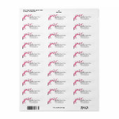 Cherry Blossom Tree Branch Retouradres Labels 2 (Full Sheet)
