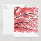 Cherry blossom tree briefkaart (Voorkant / Achterkant)