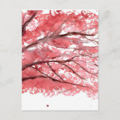 Cherry blossom tree briefkaart (Voorkant)