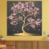 Cherry Blossom Tree Canvas Afdruk (Insitu (Woonkamer))