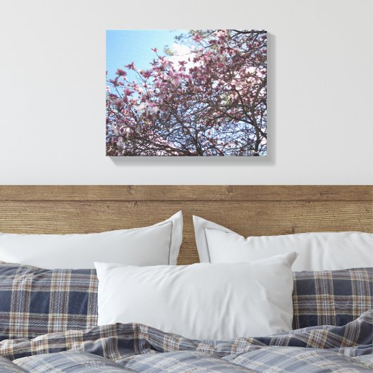 Cherry Blossom Tree Canvas Afdruk (Insitu (Slaapkamer))