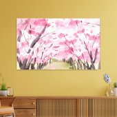 Cherry Blossom Tree Concept Wall Art Canvas Afdruk (Insitu (Woonkamer))