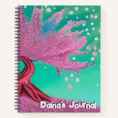 Cherry Blossom Tree Custom Name Journal Notitieboek (Voorkant)