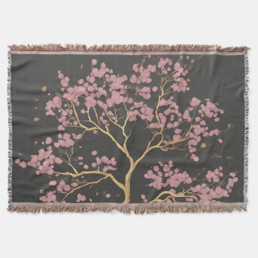 Cherry Blossom Tree Deken (Voorkant)