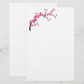 Cherry Blossom Tree Design 2 Briefpapier (Voorkant / Achterkant)
