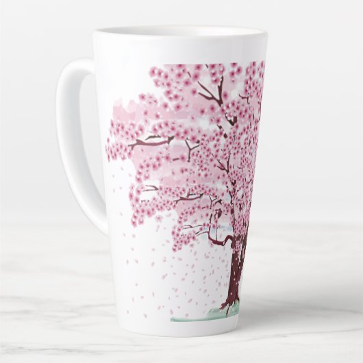 Cherry Blossom Tree Latte Mok (Linkerhoek)