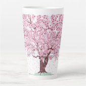 Cherry Blossom Tree Latte Mok (Voorkant)