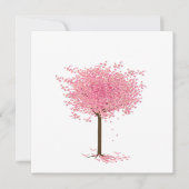 Cherry blossom tree note card bedankkaart (Voorkant)