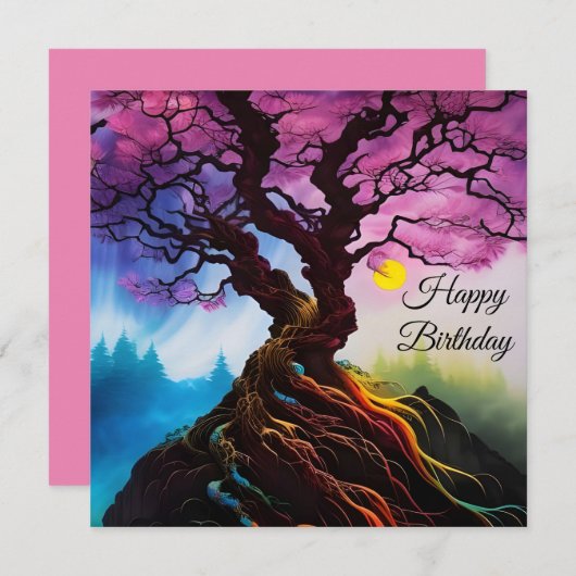 Cherry Blossom Tree of life (Voorkant / Achterkant)