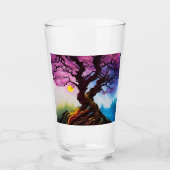 Cherry Blossom Tree of life Glas (Voorkant)