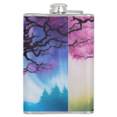 Cherry Blossom Tree of life Heupfles (Achterkant)