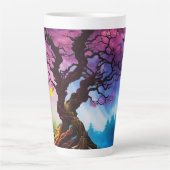 Cherry Blossom Tree of life Latte Mok (Voorkant)