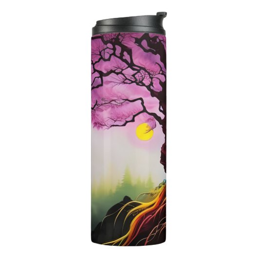 Cherry Blossom Tree of life Thermosbeker (Gedraaid links)