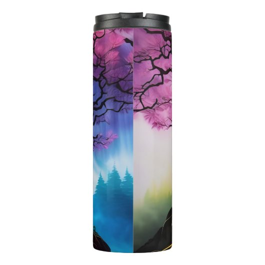 Cherry Blossom Tree of life Thermosbeker (Achterkant)