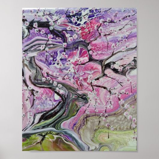 Cherry Blossom Tree Poster (Voorkant)