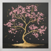 Cherry Blossom Tree Poster (Voorkant)