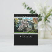 Cherry Blossom Tree Real Estate House Briefkaart 2 (Staand voorkant)